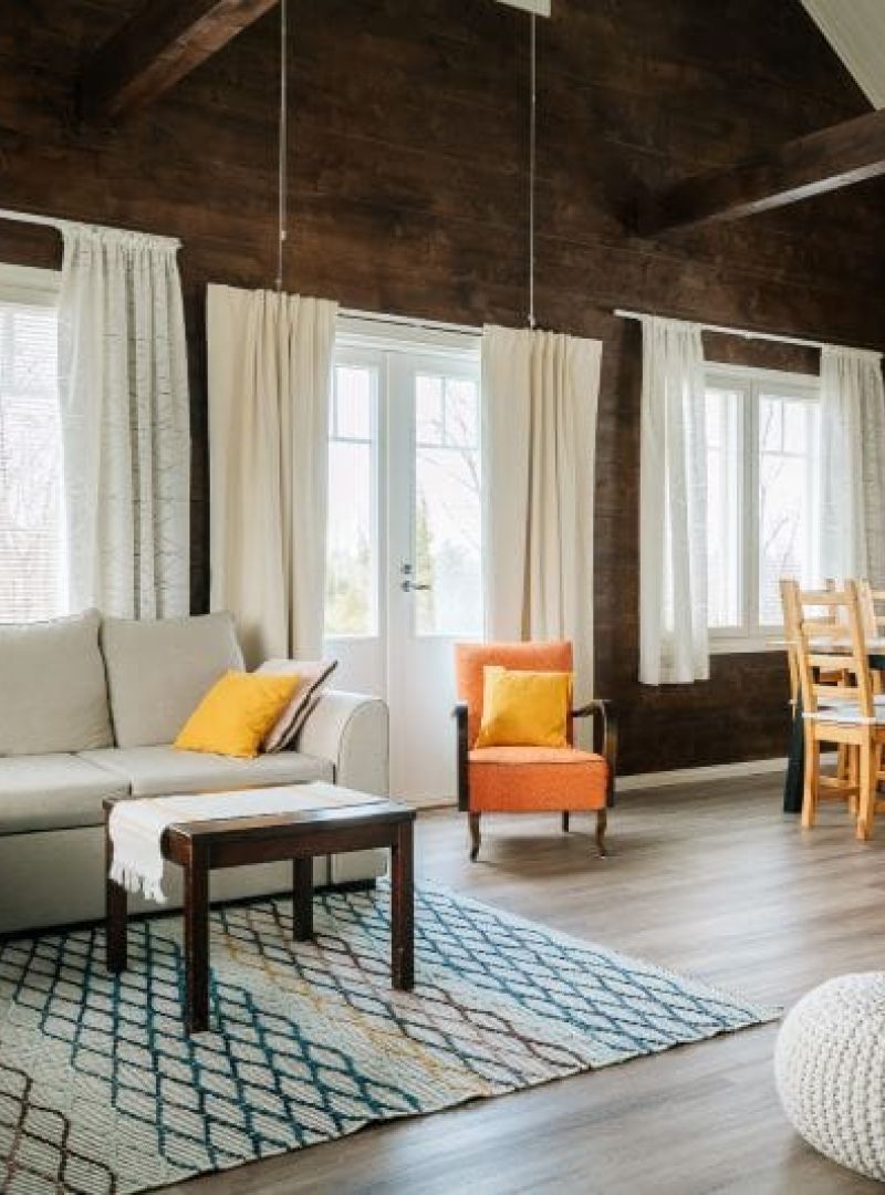 A spacious living area